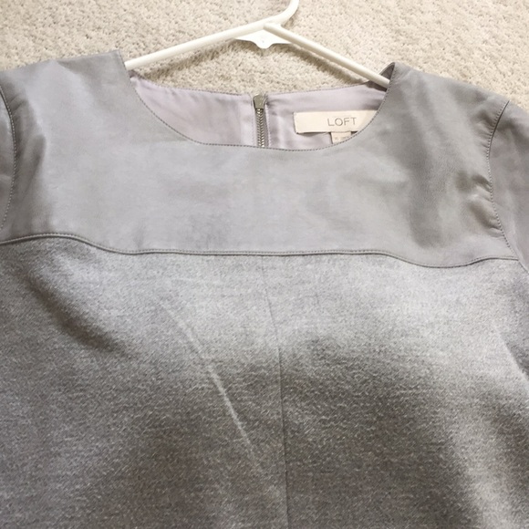 LOFT gray dress - Picture 4 of 6